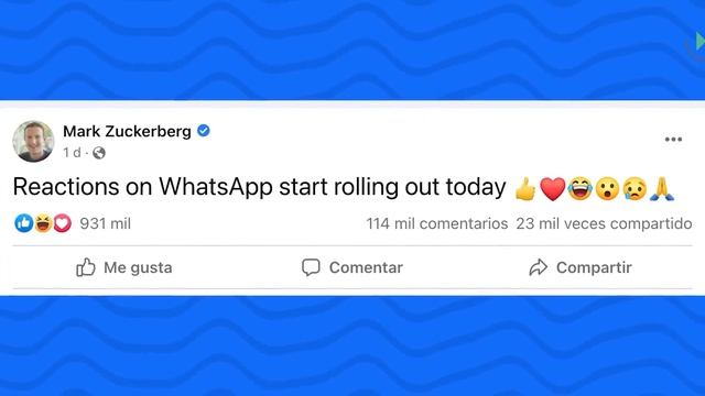 ASÍ SE ACTIVAN las nuevas reacciones de WhatsApp | El Recuento смотреть онлайн