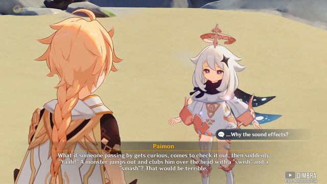 Paimon Mimic Hilichurl Sound Effects All Languages - Genshin Impact 2.8 смотреть онлайн