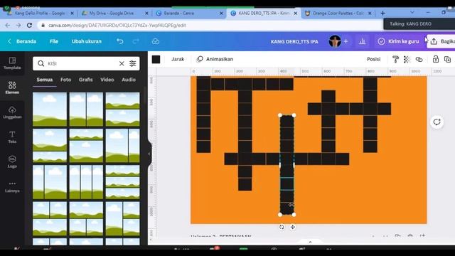 Cara Membuat Teka Teki Silang ( TTS ) Dengan CANVA смотреть онлайн