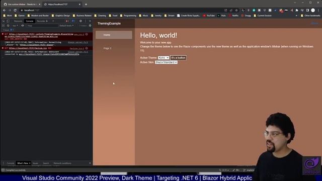 .NET Live Coding Session - Today: Adding skins to a MAUI Blazor Hybrid - Day 1 смотреть онлайн
