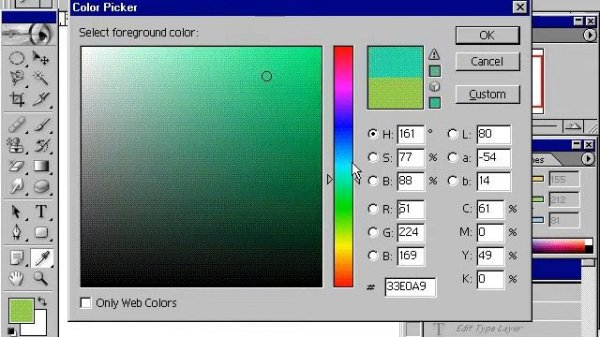 Урок 4.3 Диалог Color Picker Photoshop