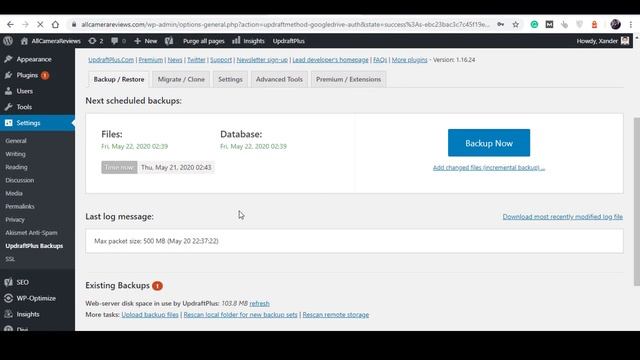 How to Backup & Restore Wordpress Website using UpDraft Plus Free Plugin in 2020 - Hindi Urdu смотреть онлайн