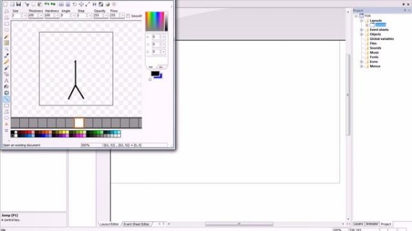 Как работать с Construct Classic Урок №1