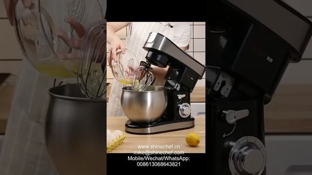 SC-213 www.shinechef.cn stand mixer dough kneader kitchen machine 6L 1200W chinafactory manufacture смотреть онлайн