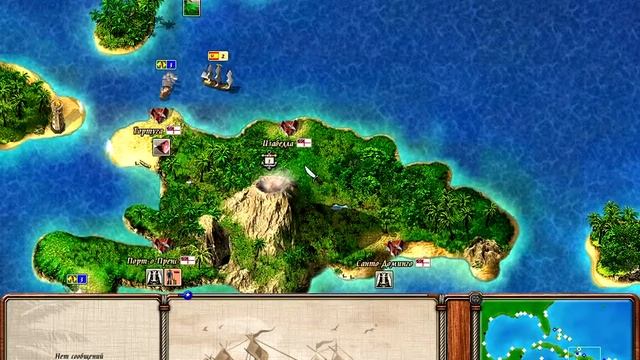Port Royale 2 #3 - Распределяю флоты и воюю с Испанцами смотреть онлайн