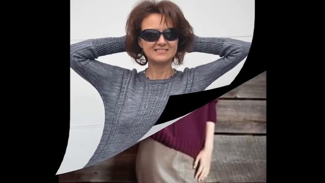 Молодежный Женский Пуловер Спицами - 2019 / Youth Female Pullover Knitting Needles смотреть онлайн