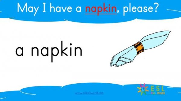 🍽Tableware Vocabulary for ESL Kids | Let's Set the Table