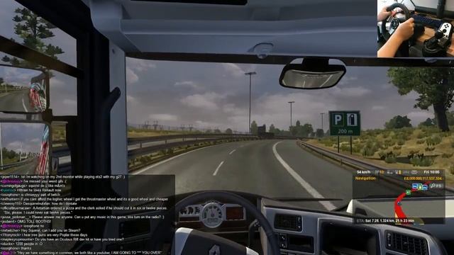 Squirrel Drives a Renault Truck!! - Part #3 (ETS 2 Live-stream with TSM 3.5 and Desk Cam) смотреть онлайн