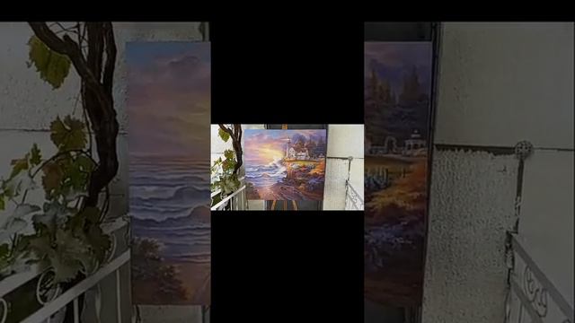 Картина- море, маяк. 90х80. Чепкий А.В. 2020г. смотреть онлайн