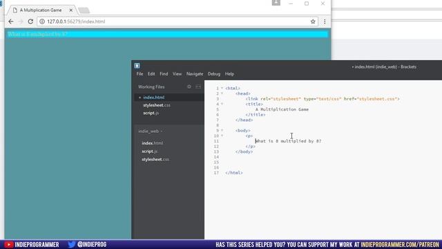 Make a Website (2 of 3) - CSS Styling смотреть онлайн