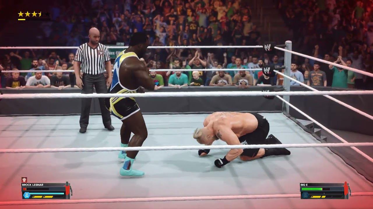 WWE2K23 Brock Lesnar vs Big E смотреть онлайн