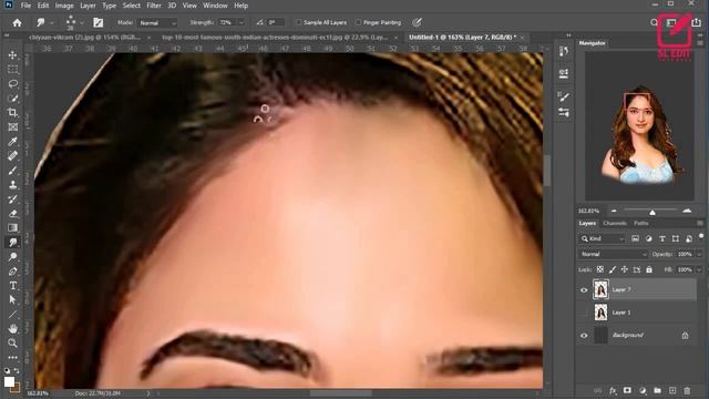 Oil Paint Effect Photoshop | Smudge Art смотреть онлайн