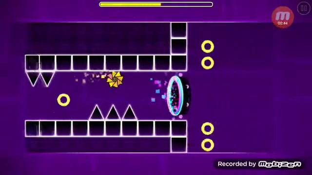 Прохождение уровня Cycles Geometry dash на телефоне!!! 😨😨😨 смотреть онлайн