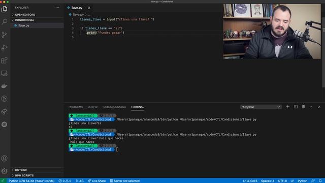 Los CONDICIONALES if-elif-else de PYTHON en 15 MINUTOS смотреть онлайн