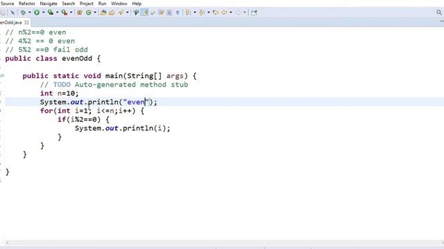 Even Odd numbers program in Tamil in Java смотреть онлайн