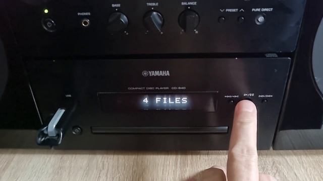 Yamaha mcr-640 R-840 & cd-640 & ns-bp300 смотреть онлайн