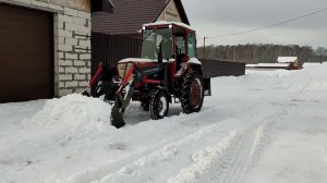 💥❄️УБОРКА СНЕГА ❄️🔥ТРАКТОР Т-25🔥КУН