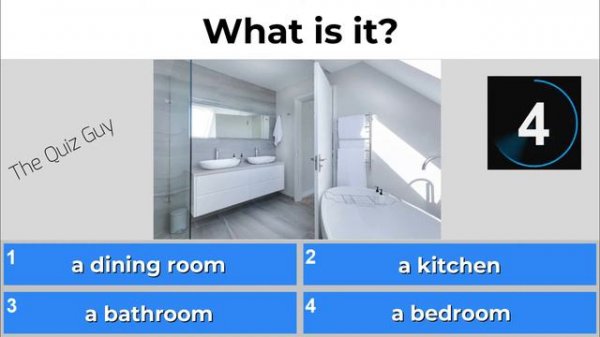 Quiz to learn English: My house