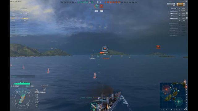 World of Warships советский крейсер 2 уровня Новик смотреть онлайн