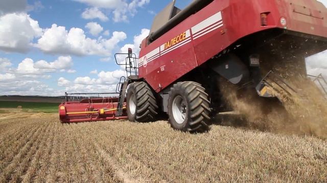 Зерноуборочный комбайн ПАЛЕССЕ GS16 – хозяин полей смотреть онлайн