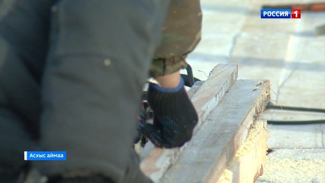 Верх-Аскизский сельсовет ремонтирует за счет своих средств мост через реку Аскиз смотреть онлайн