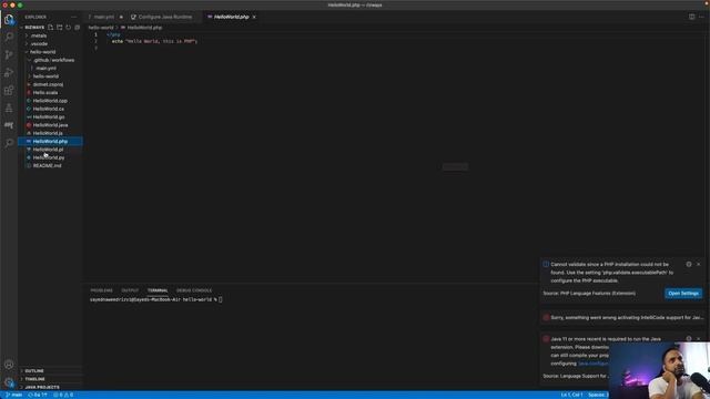 GitHub Actions - Basic Tutorial | Hello World in Big 8 Programming Languages смотреть онлайн