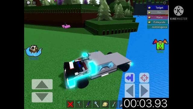 Back to the Future Delorean in Babft | ROBLOX смотреть онлайн