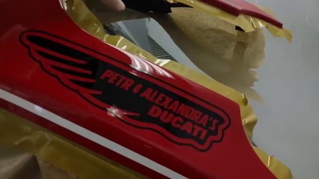 Ducati Diavel custom paint смотреть онлайн