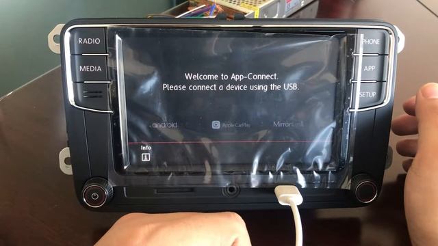 RCD330G 187B Carplay Mirrorlink Android Auto Volkswagen смотреть онлайн