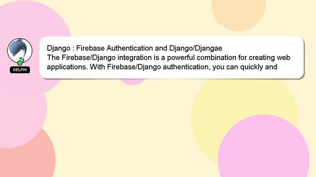Django : Firebase Authentication and Django/Djangae смотреть онлайн