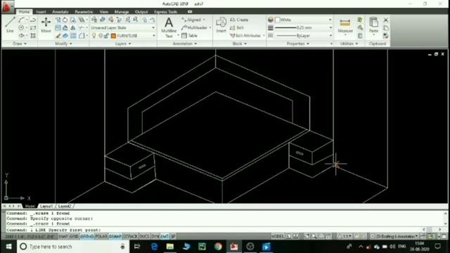 Isometric view of Bedroom in AutoCAD|| How to deisgn Bedroom in Isometric view in AutoCAD|| смотреть онлайн