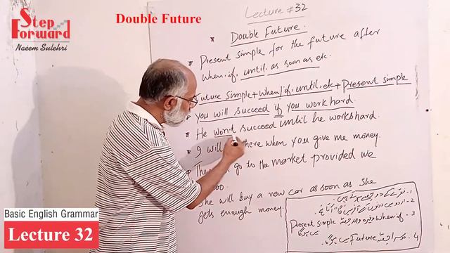 Basic English Grammar | Lecture 32 | Present Simple for the Future after When & If | Double Future смотреть онлайн