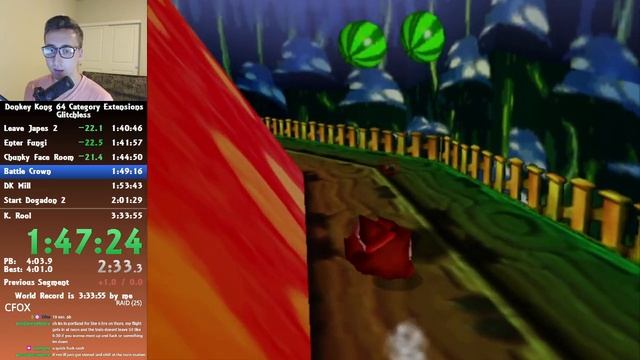 Donkey Kong 64 - Any% Glitchless in 3:32:12 смотреть онлайн