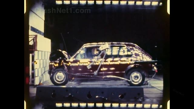 1984 VW Rabbit / Golf (Mk1) | Frontal Crash Test by NHTSA | CrashNet1 смотреть онлайн