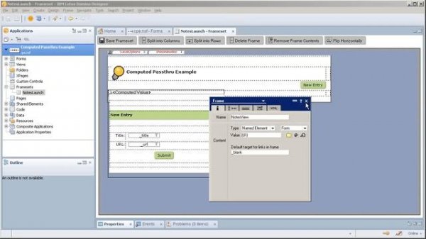 Using Computed Text & Pass-Thru HTML for UI Development in IBM Lotus Notes