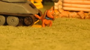 "Пластилиновые танки" Т34-85 против Panther