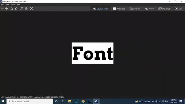 How To Load TTF Font In Photoshop  II  Font Missing Error Solve In Adobe Photoshop