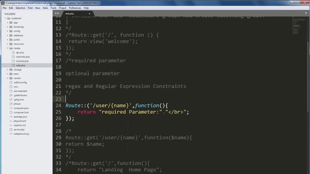 Laravel 5.7 Tutorial For Beginners In Hindi (Required Parameter Part-5) смотреть онлайн