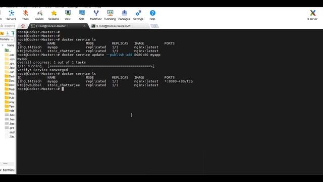 Deploy services to a swarm смотреть онлайн