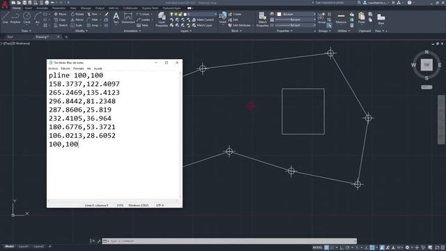 [AutoCAD] Dibujo automático de poligonales con SCR смотреть онлайн
