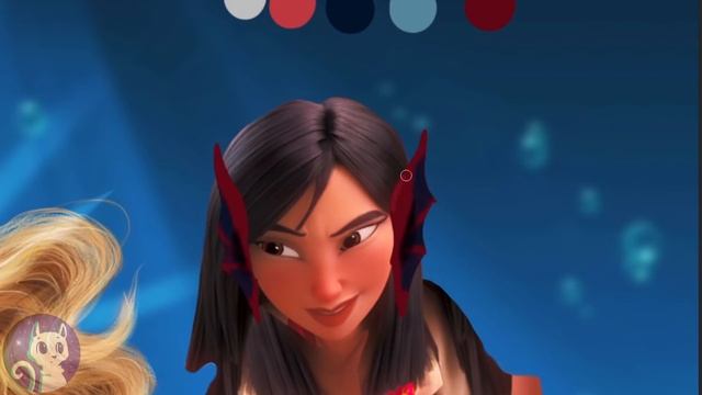 Disney Princesses in The Little Mermaid! They swim and use magic together ? | Alice Edit! смотреть онлайн