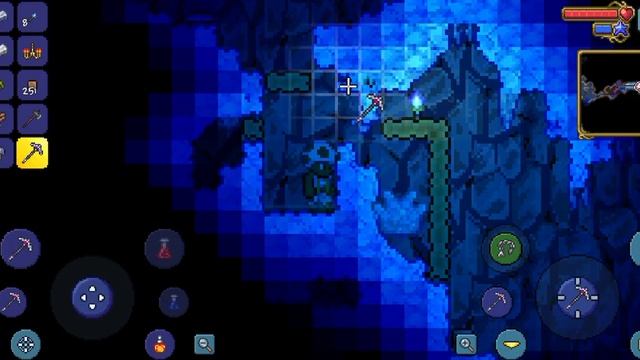 террария за мага #2 (ч2) первые самоцветы зимний биом под землëй смотреть онлайн