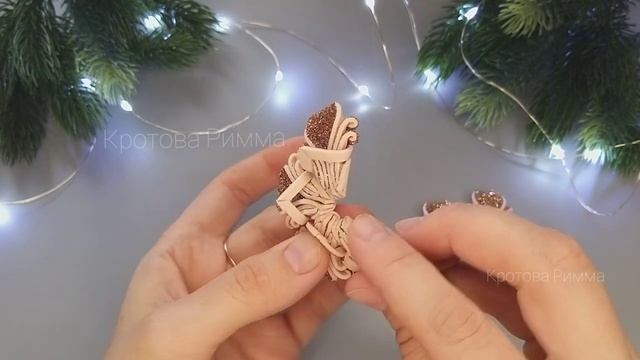 Новогодние игрушки из глиттерного фоамирана ???Glitter foam ornaments, DIY christmas decorations. смотреть онлайн