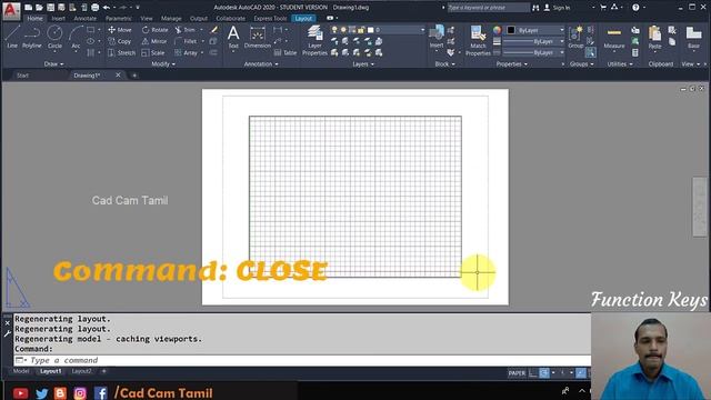 AutoCAD Class 6 | Function Keys | Part 1 смотреть онлайн