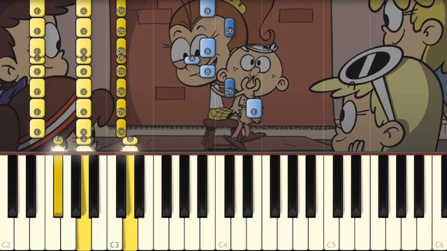Life Is Better Loud - The Loud House Song [Piano Tutorial] смотреть онлайн