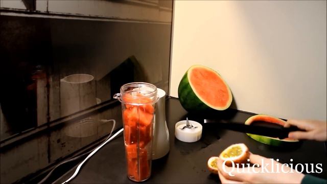 delicious watermelon passion fruit smoothie without banana vegan смотреть онлайн