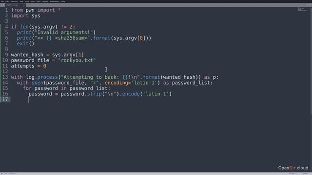 033-Project #2 - SHA256 password cracking смотреть онлайн