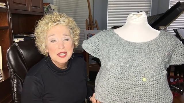 Jeanne's NEW Project Bag - New Yarn - Sonnet Sweater is On The Hook! смотреть онлайн