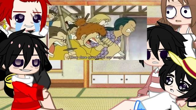 X•реакция ВПlсемьи Луффи на него из будущегоl+Шанкс,Луффи из буд.•x