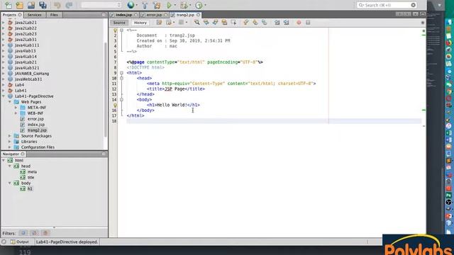Java web JSP, Servlet - V4.2 - Sử dụng include trong trang JSP смотреть онлайн